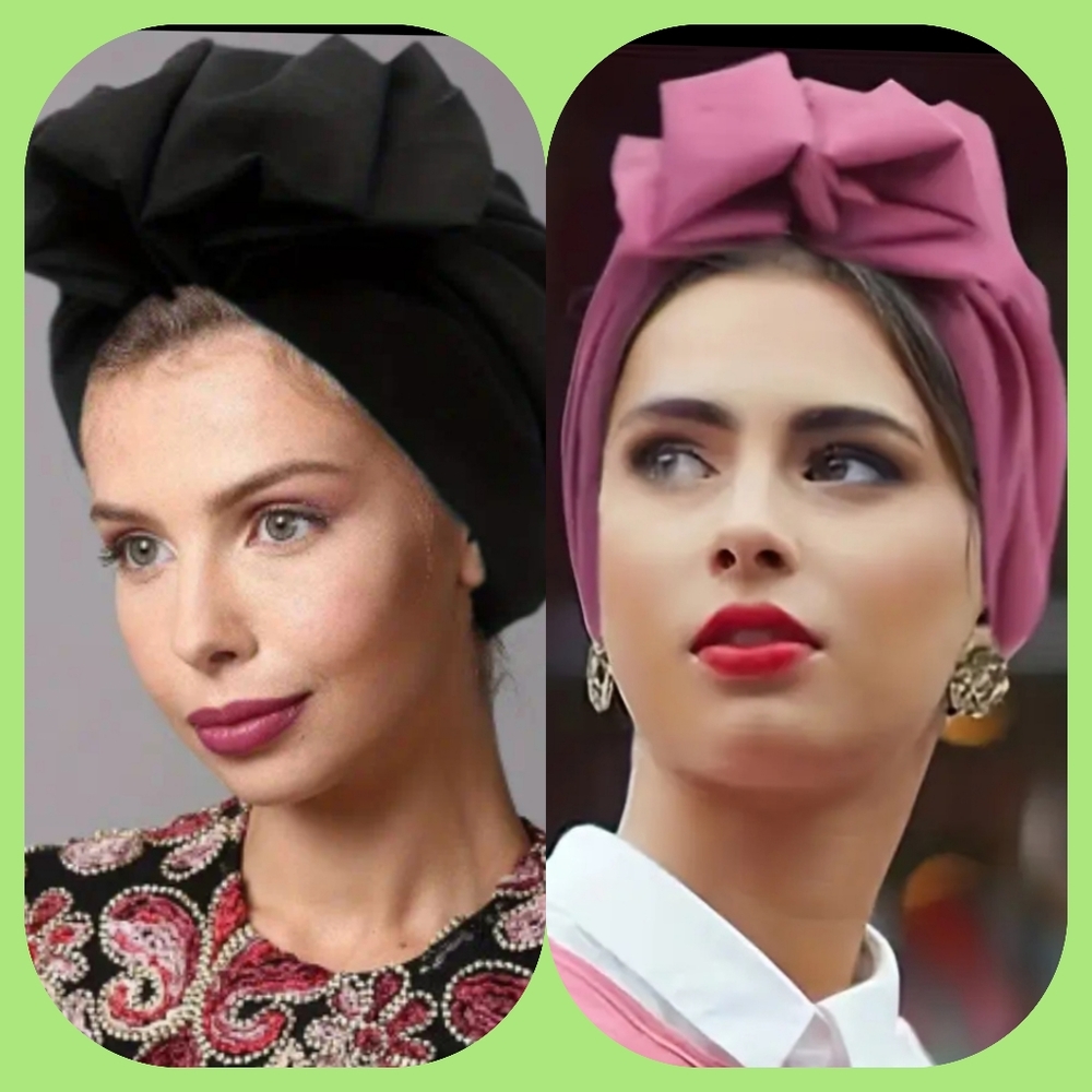 Ruffled Hair Turban